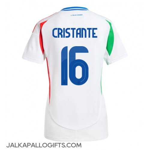 Italia Bryan Cristante #16 Vieraspaita Naiset EM-Kisat 2024 Lyhythihainen